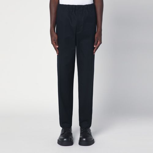 Pantalone blu navy in cotone - Jil Sander - Modalova