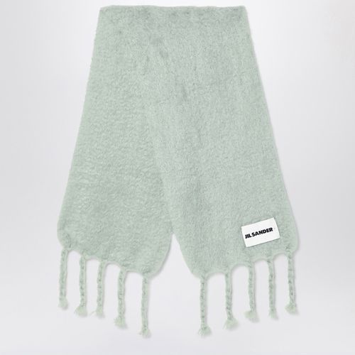 Pale green mohair blend scarf - Jil Sander - Modalova