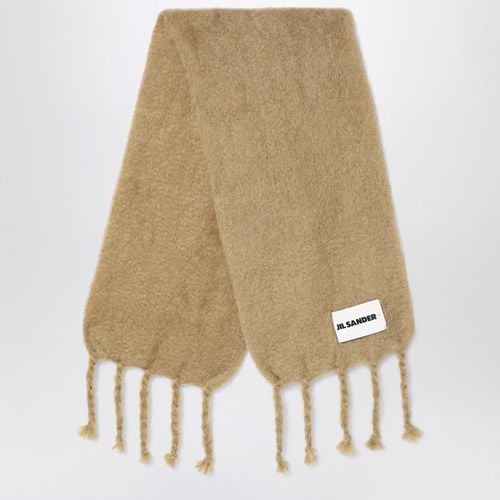 Beigefarbener Schal aus Mohair-Mischung - Jil Sander - Modalova