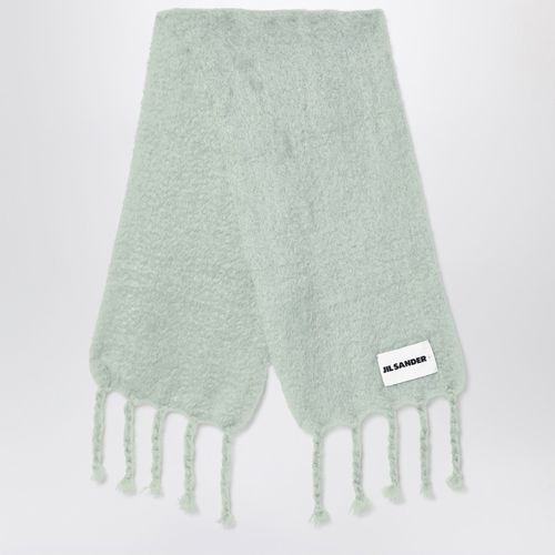 Pale green mohair blend scarf - Jil Sander - Modalova