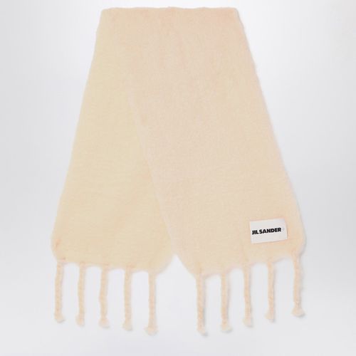 Pale pink mohair blend scarf - Jil Sander - Modalova