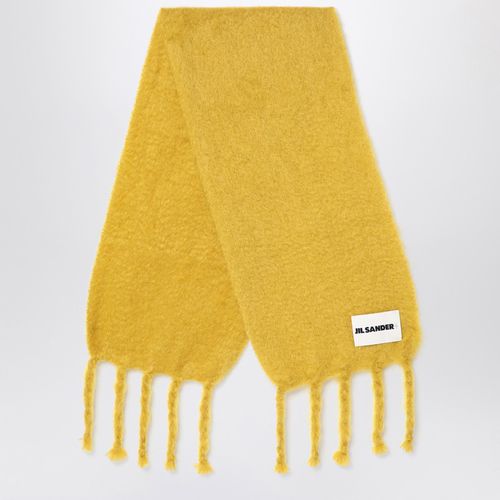 Yellow mohair blend scarf - Jil Sander - Modalova