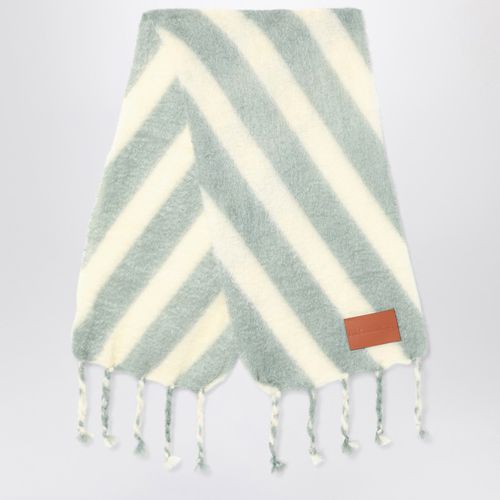 Mohair blend striped scarf - Jil Sander - Modalova