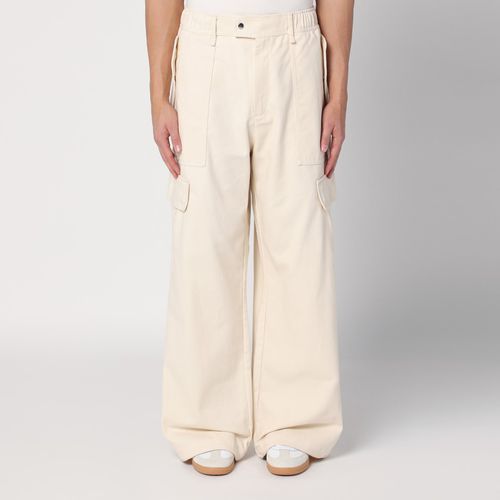 Ivory cotton cargo trousers - adidas by Wales Bonner - Modalova