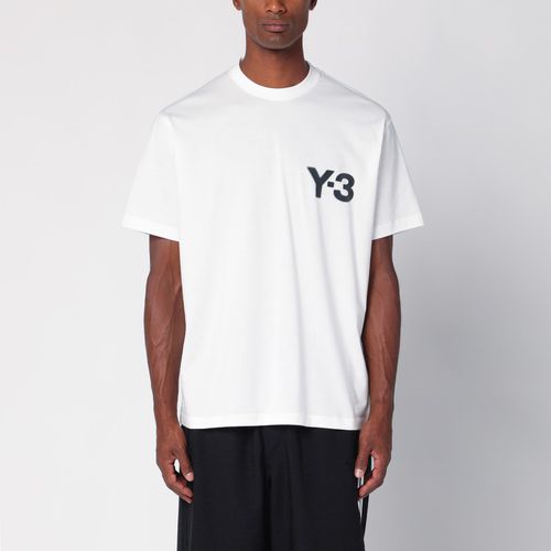 White cotton T-shirt with logo - adidas Y-3 - Modalova