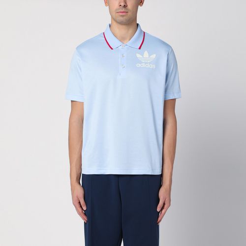 Light blue polo shirt with logo - adidas by Wales Bonner - Modalova