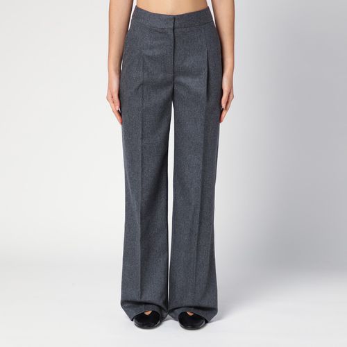 Grey wool and cashmere trousers - Loulou Studio - Modalova