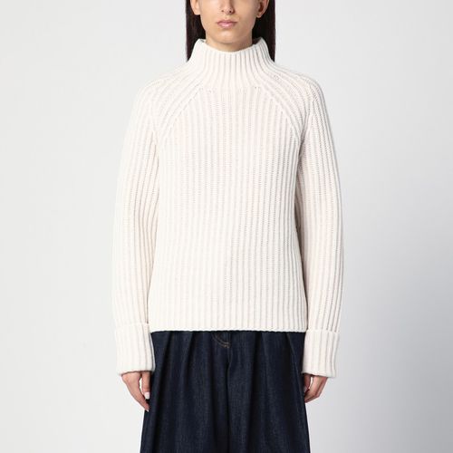 Ivory wool turtleneck sweater - Calvin Klein - Modalova