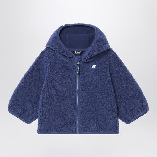 Cobalt blue fleece hoodie - K-Way - Modalova