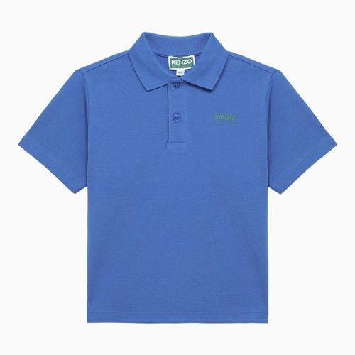 Poloshirt aus Baumwolle mit Logo electric blue - KENZO - Modalova