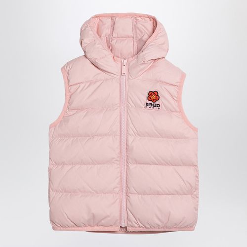 Pink hooded padded waistcoat - KENZO - Modalova