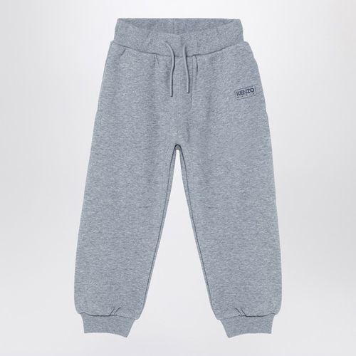 Grey cotton-blend jogging trousers - KENZO - Modalova