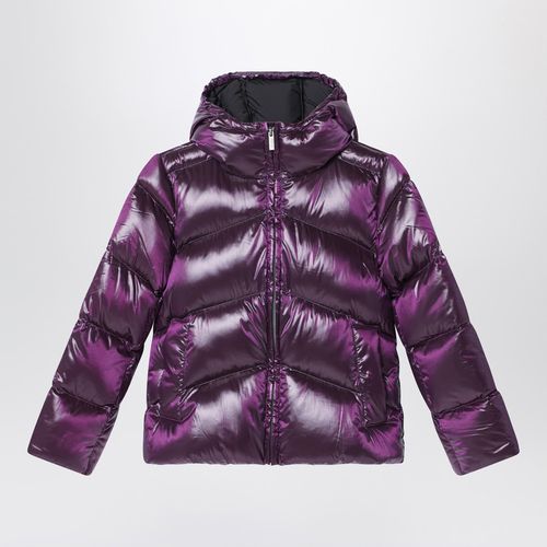 Lila Daunenjacke aus schillerndem Nylon - K-Way - Modalova