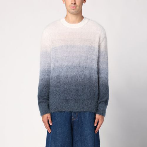 Grey shaded jumper in mohair blend - Off-White™ - Modalova