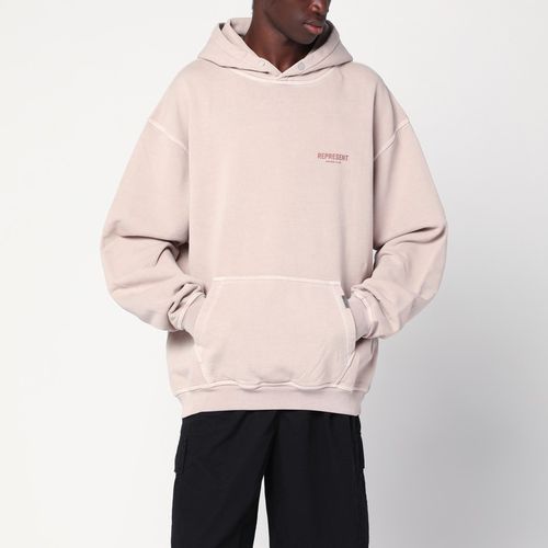 Dusty mauve oversized hooded sweatshirt - Represent - Modalova