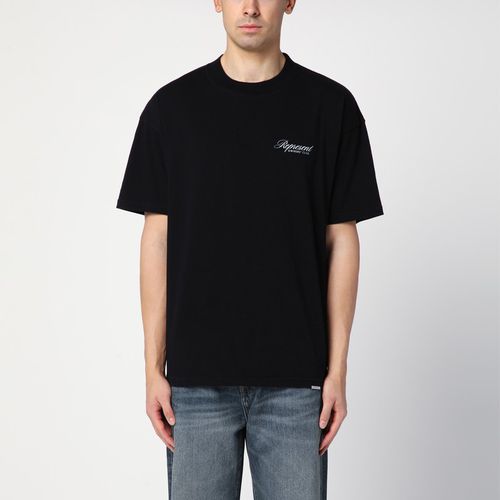 Black cotton T-shirt with logo - Represent - Modalova