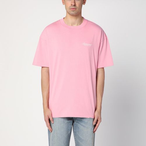 T-shirt rosa in cotone con logo - Represent - Modalova