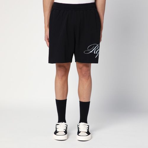 Black cotton short with logo - Represent - Modalova