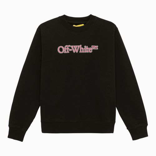 Black cotton sweatshirt with logo - Off-White™ - Modalova