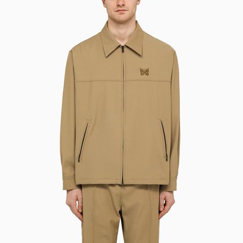 Lightweight twill khaki bomber jacket - Needles - Modalova