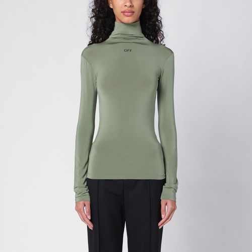 Viscose turtleneck sweater with logo - Off-White™ - Modalova