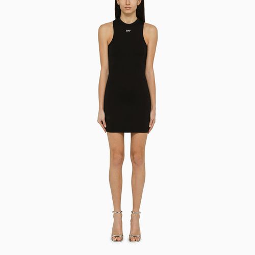 Black mini dress with logo - Off-White™ - Modalova