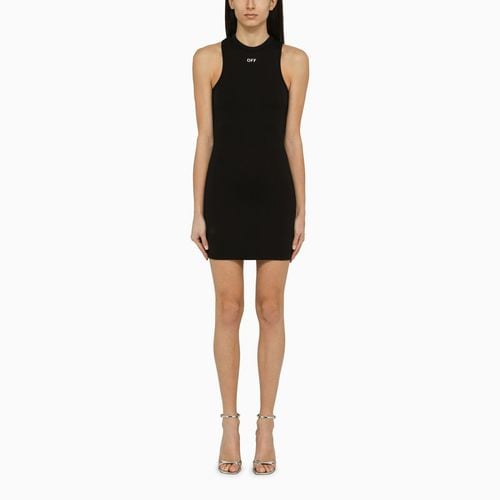 Black mini dress with logo - Off-White™ - Modalova