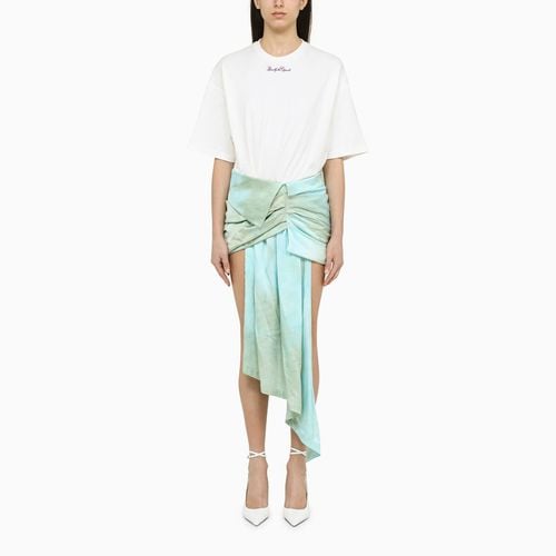 Overlapping white/multicolour dress - Off-White™ - Modalova