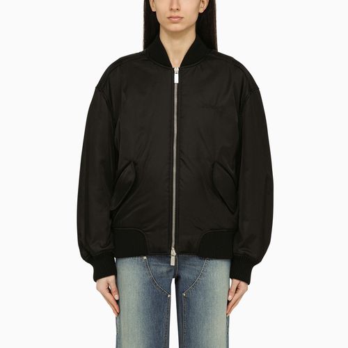 Black padded nylon bomber jacket - Off-White™ - Modalova