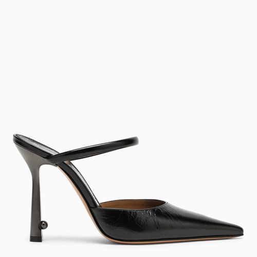 Lollipop black leather slingback - Off-White™ - Modalova