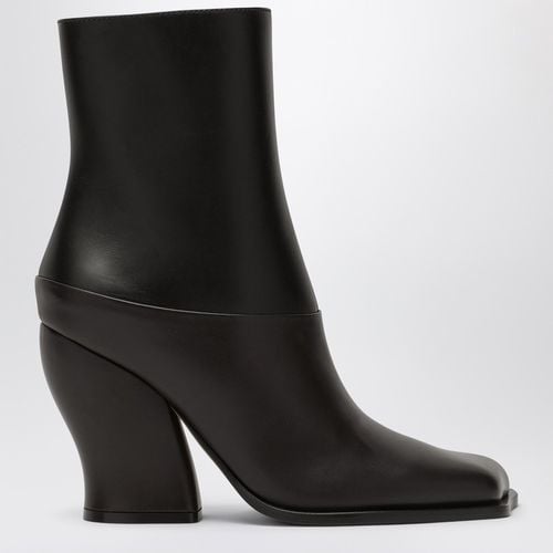 Onda black/dark brown ankle boot - Loewe - Modalova