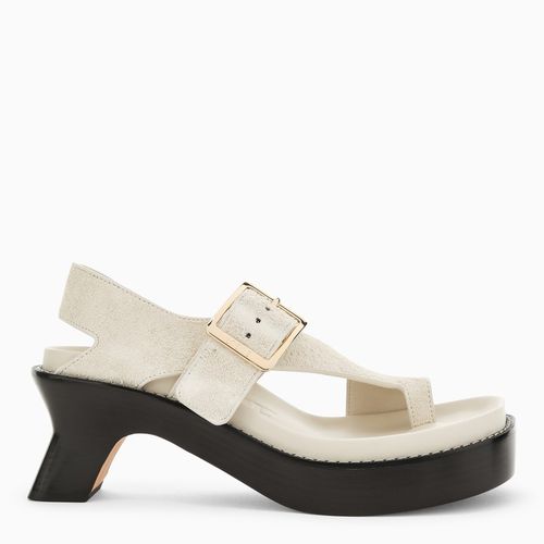 Ease heel slide ivory suede - Loewe - Modalova