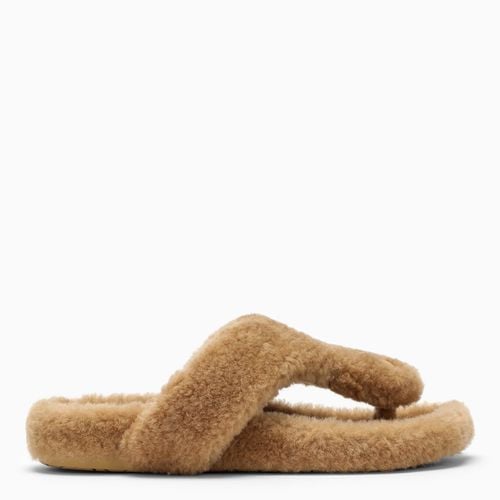 Ease beige sheepskin sandal - Loewe - Modalova