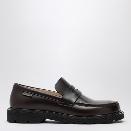 Brown leather Blaze loafer - Loewe - Modalova