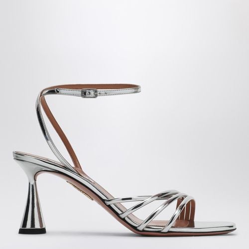 Metallic silver Latour 75 sandal - Aquazzura - Modalova