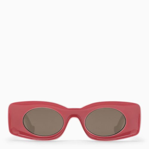 Paula Ibiza pink/white sunglasses - Loewe - Modalova