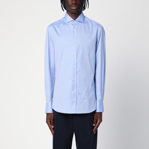 Light blue cotton shirt - Brunello Cucinelli - Modalova