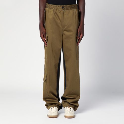 Green khaki cotton trousers - WALES BONNER - Modalova