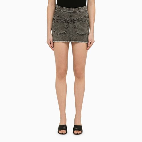 Malmo denim mini skirt inside out - THE MANNEI - Modalova