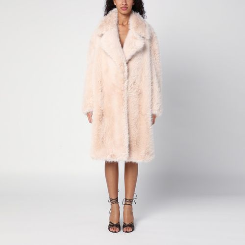 Light pink faux fur coat - Sportmax - Modalova