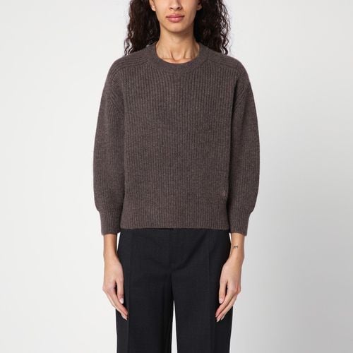 Marcela chocolate cashmere jumper - Loulou Studio - Modalova