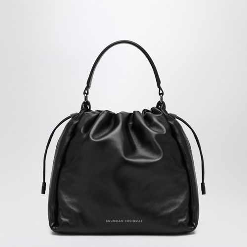 Black Mellow Bucket Bag - Brunello Cucinelli - Modalova