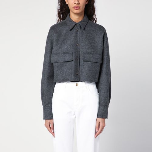 Crop shirt jacket with Shiny Tab - Brunello Cucinelli - Modalova