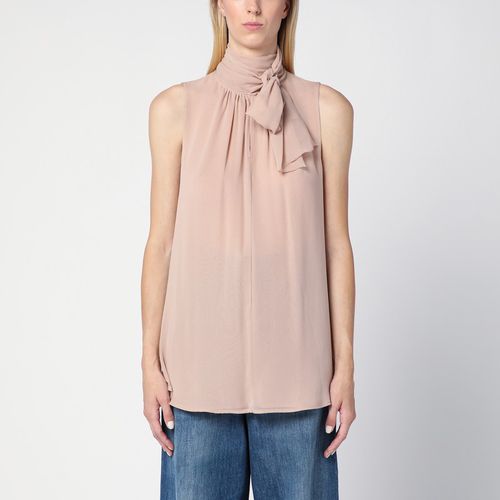 Blusa cipria in georgette di seta - Max Mara - Modalova