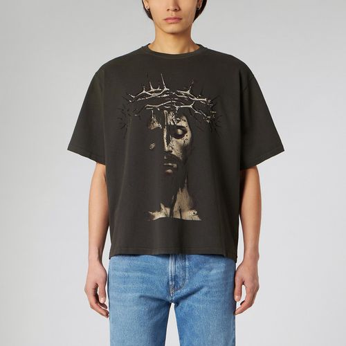 T-Shirt SS Jesus dark brown - 1989 STUDIO - Modalova