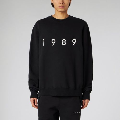 Crew-neck sweatshirt Logo black - 1989 STUDIO - Modalova