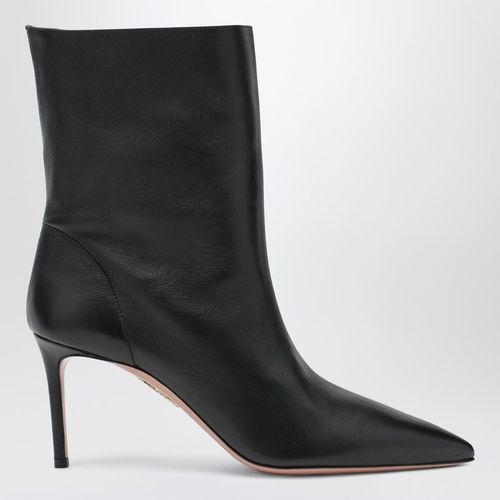 Black leather ankle boot - Aquazzura - Modalova