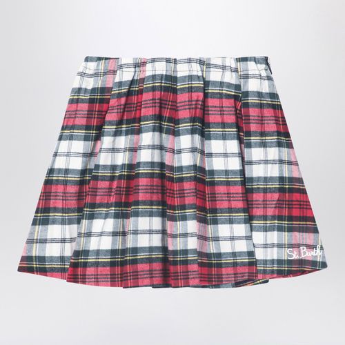 Skirt pleat in tartan fabric - MC2 Saint Barth - Modalova