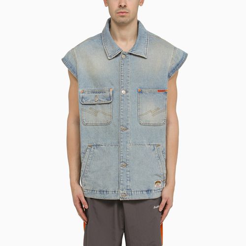 Multi-pocket denim waistcoat - Martine Rose - Modalova