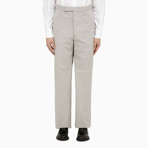 Light grey pinstripe trousers - Thom Browne - Modalova